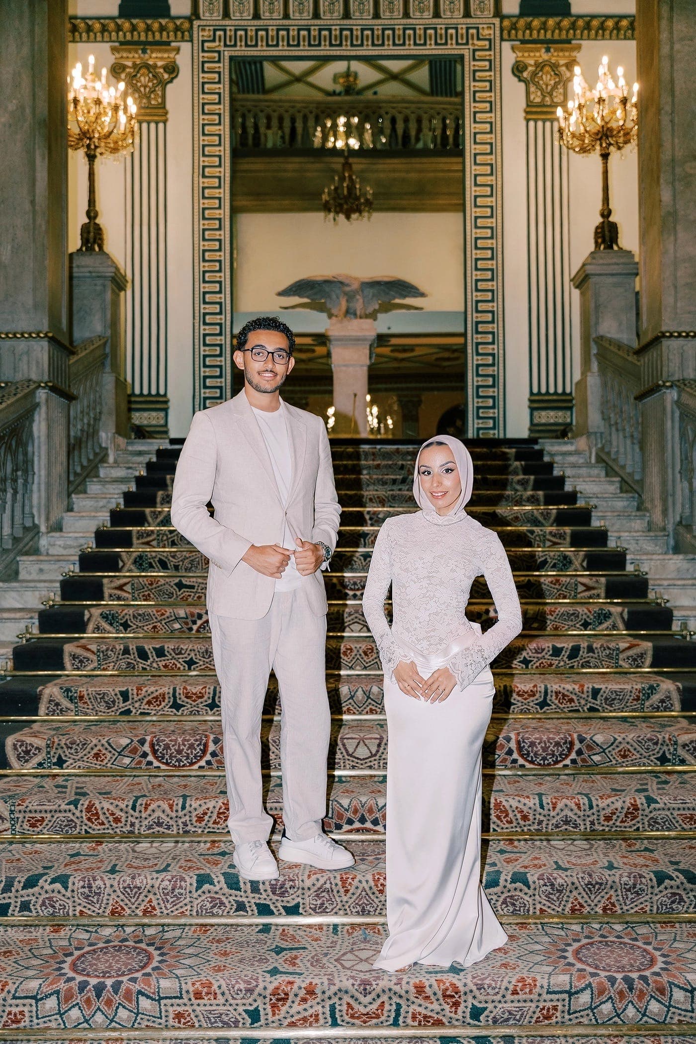 Jana & Mohamed, The St. Regis Cairo, New Capital